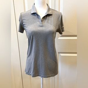 Golf Polo Shirt Womens Gray Slazenger Short Sleeve Size Small NWOT
